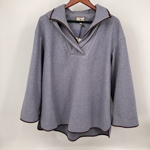 Tuckernuck Powell Anorak Hooded Pullover Size L Quarter Zip Athleisure Top - Picture 1 of 12